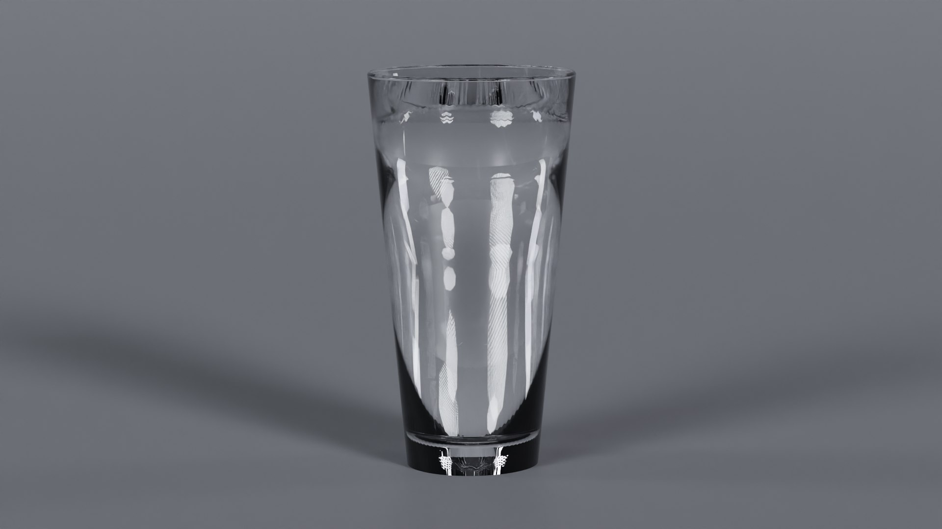 modèle 3D de Modèle 3D haute résolution de verre d'eau, rendu fidèle ...