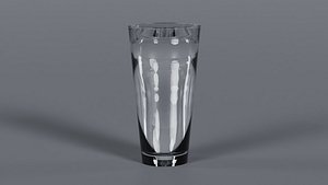 High poly water glass 3D Model True Renders UV 4K PBR Textures 3D model
