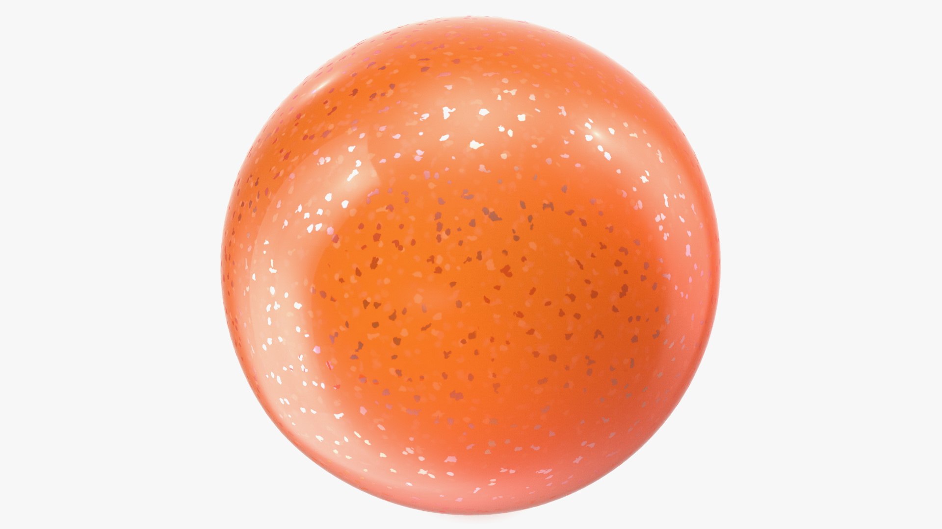 Glitter Field Hockey Ball 3D model preview