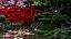 Scène 3d de jardin japonais