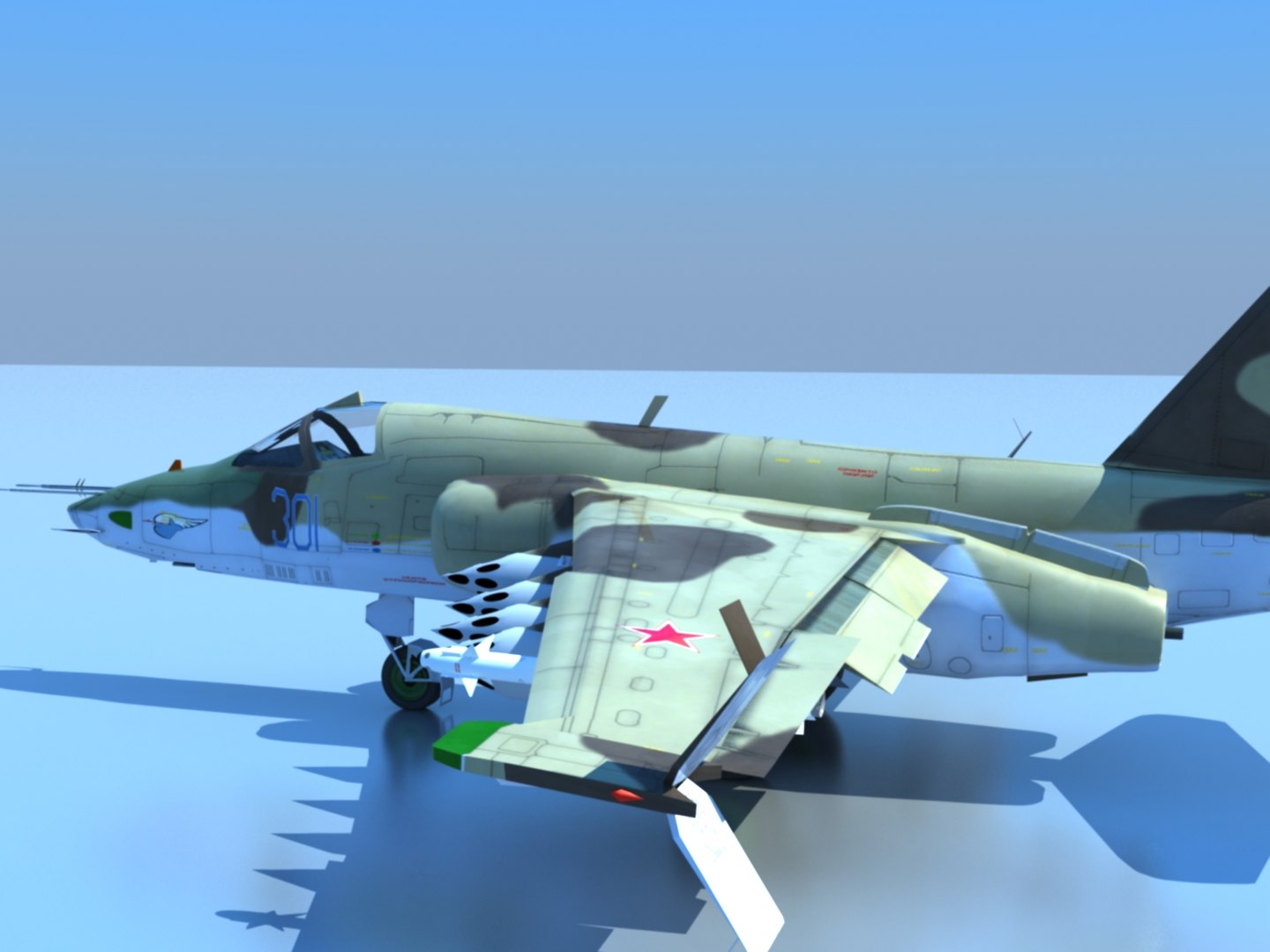 su-25 t 3d model