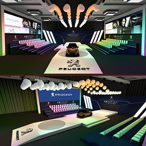 3D Hotel Meeting Room 44 model