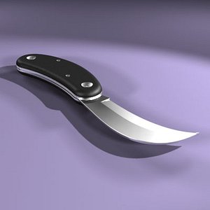 knife cutting 3d max