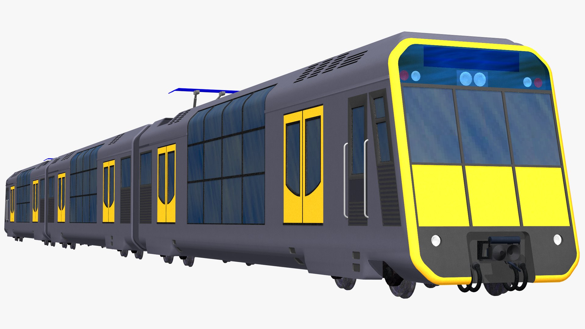 3D Sydney Trains T-set Tangara Doubledeck Electric Passenger Train ...