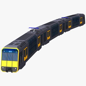 3D sydney trains t-set tangara doubledeck electric passenger train