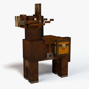 Minecraft Mule 3D model