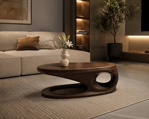 Original Wood coffee table 3D
