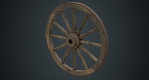 3D wagon wheel 1c