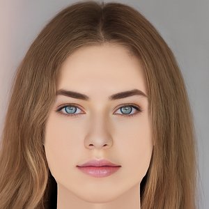 Kristina Pimenova Head - No Hair - Low poly head for game