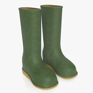 Rain Boots 3D model