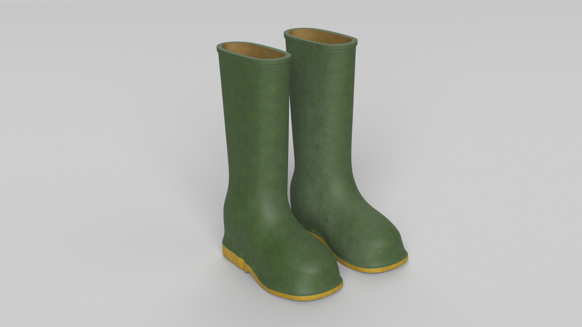 Rain Boots 3D model - TurboSquid 1962689