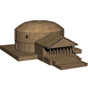obj temple dome