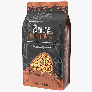 3D Wholegrain Buckwheat Package