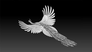 peacock 3D model