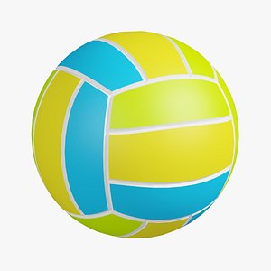 3D volleyball ball volley