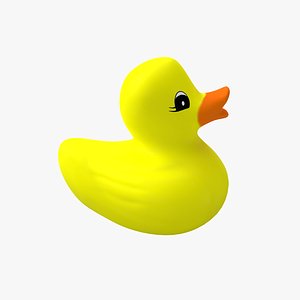 3D toy rubber duck