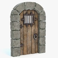 Medieval Castle Door