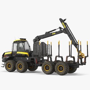 Forwarder Ponsse Buffalo 8W Dirty Rigged
