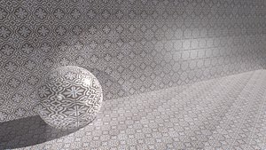 wall tiles floor 3D
