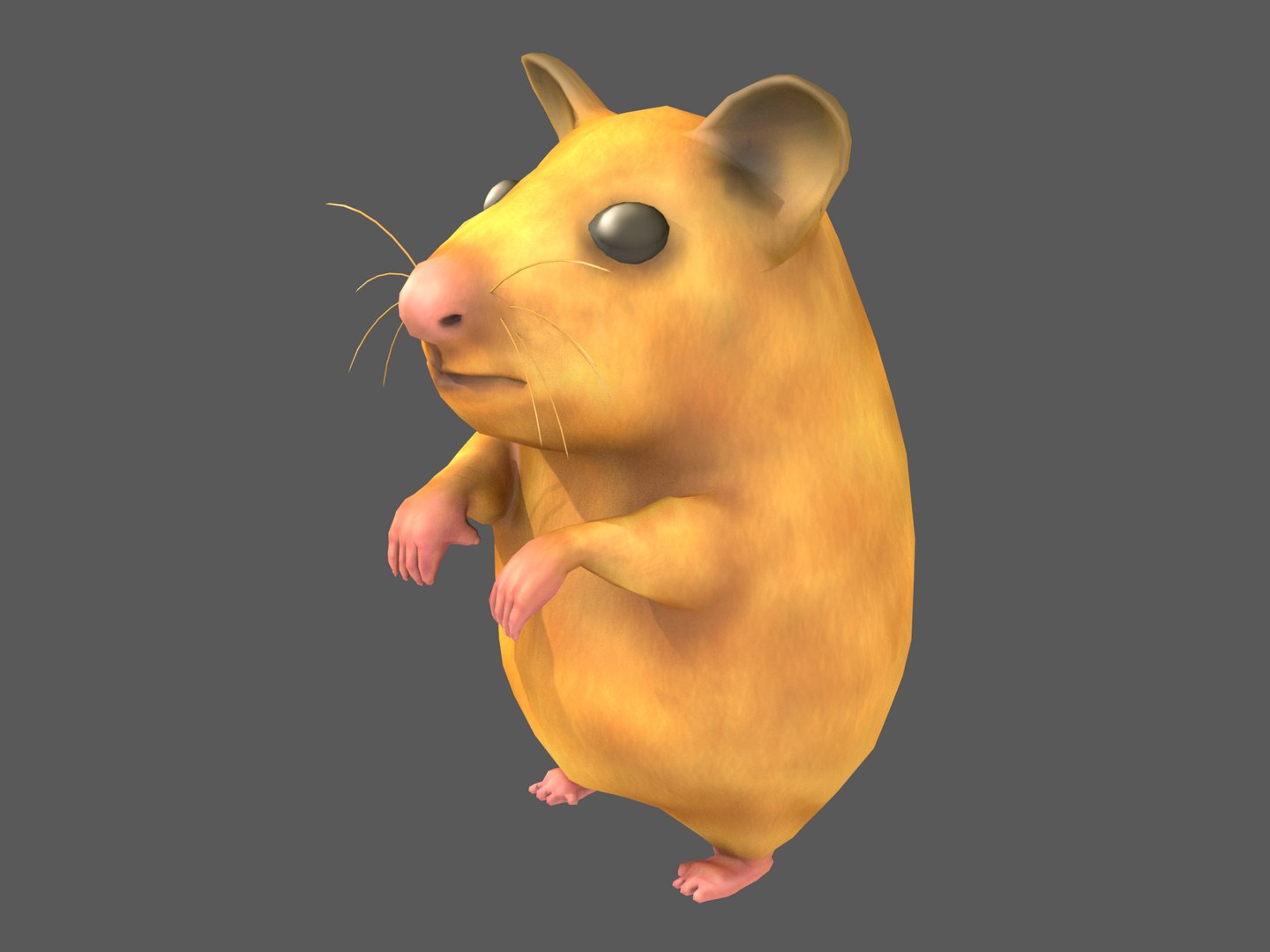 low poly animals — Rats from One-armed Cook