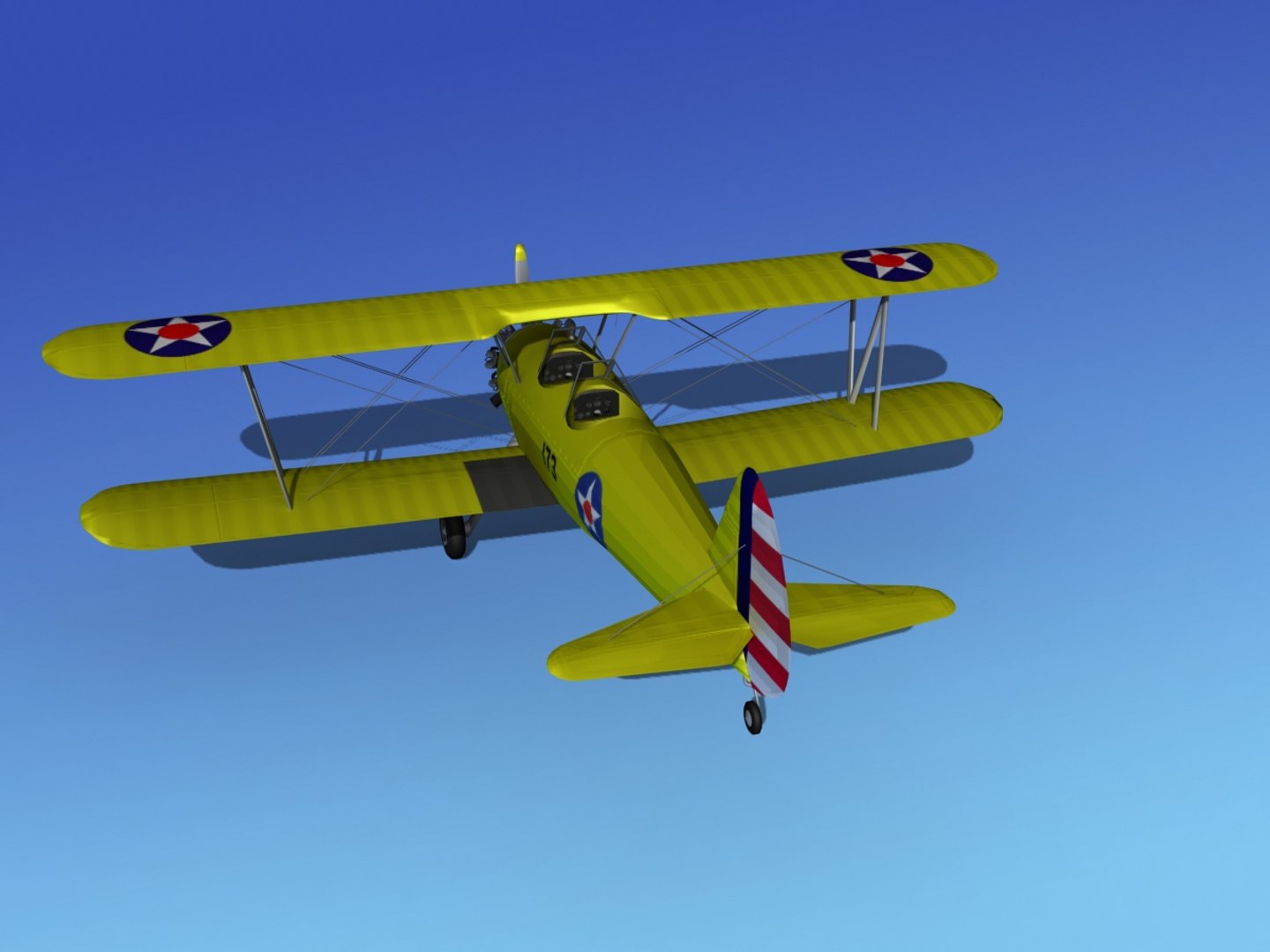 3d Model Pt-17 Stearman Trainers