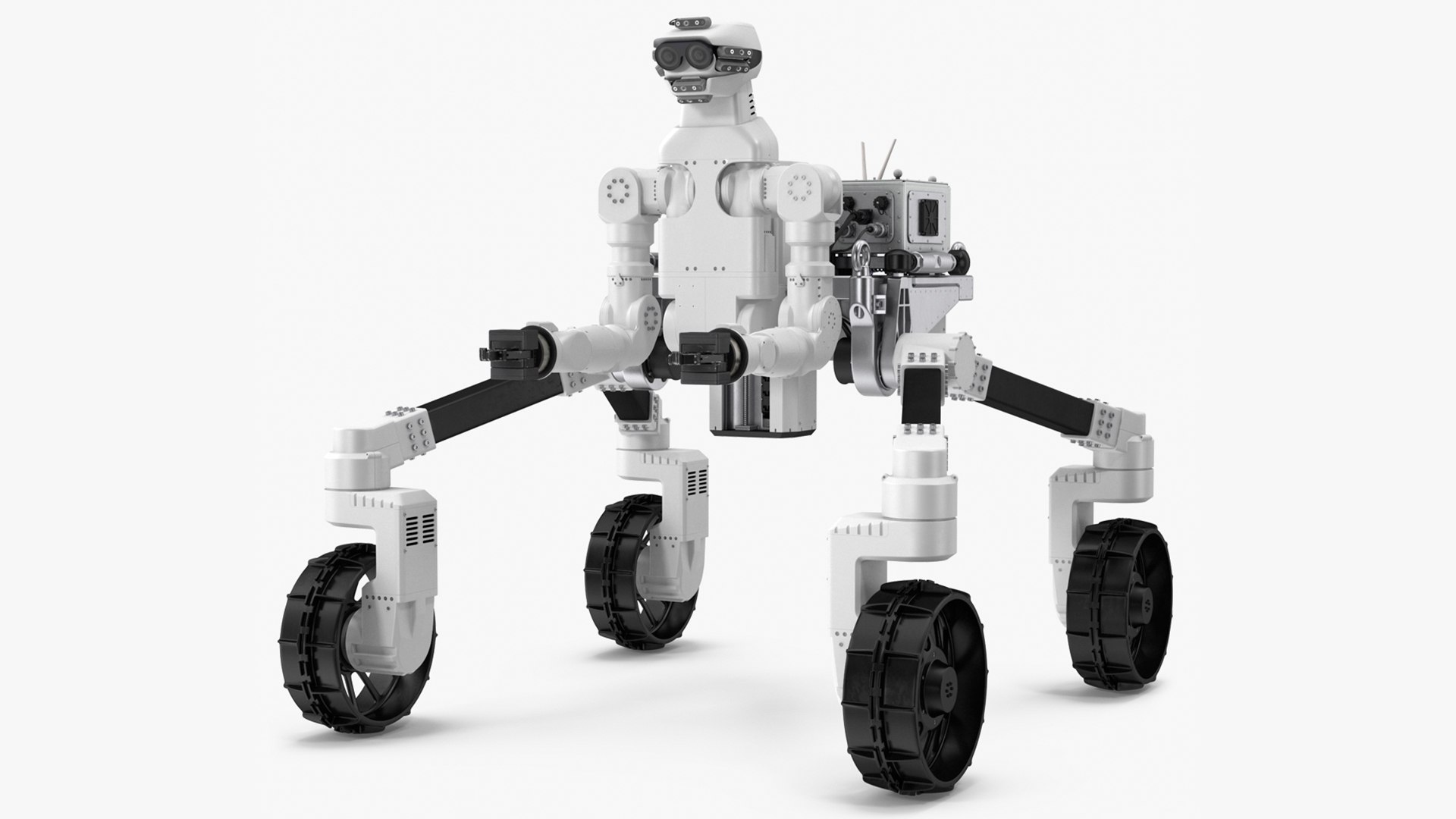 Lunar Robotic Rover Rigged 3D model preview