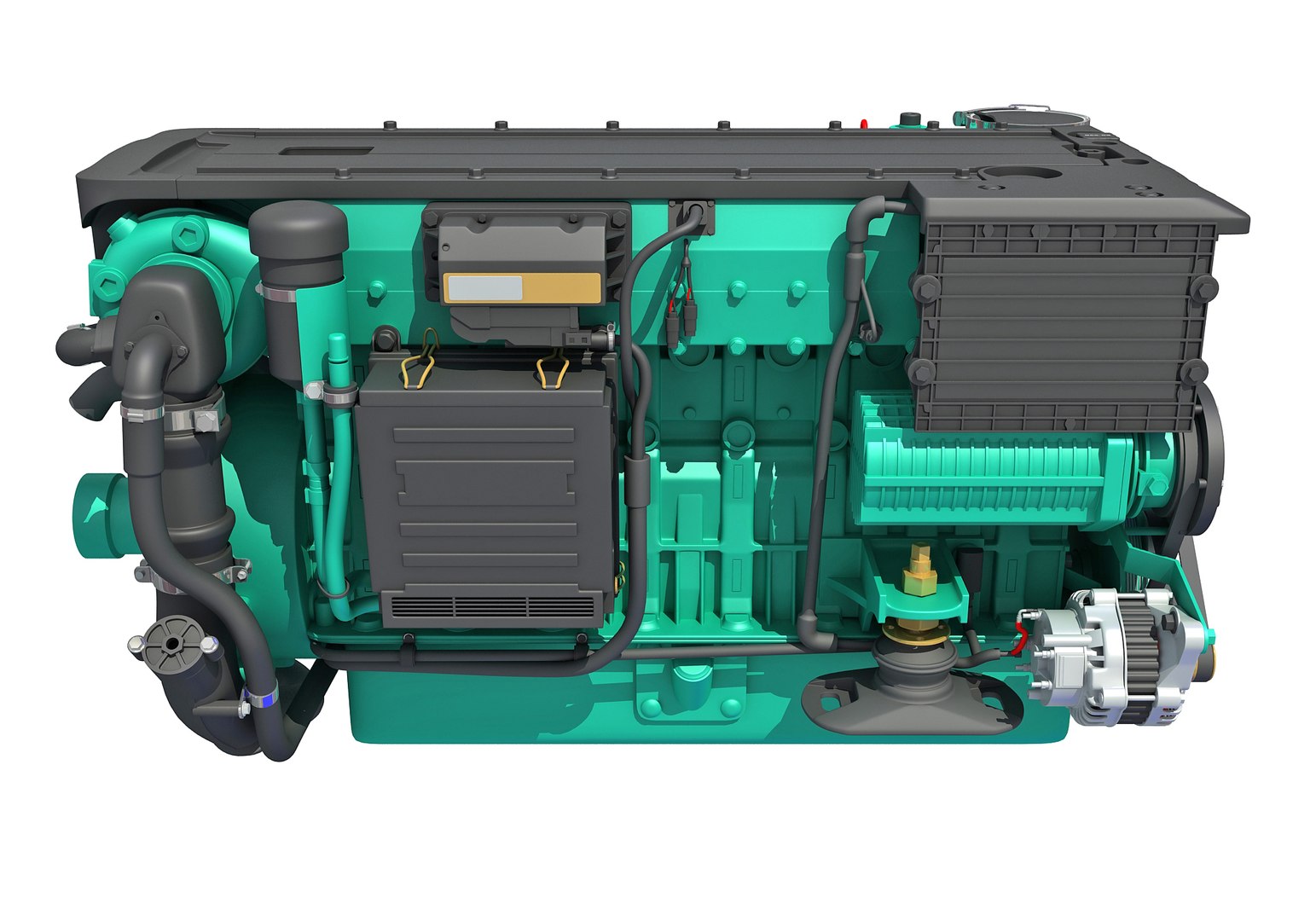 3D Boat Engine Model - TurboSquid 1305681