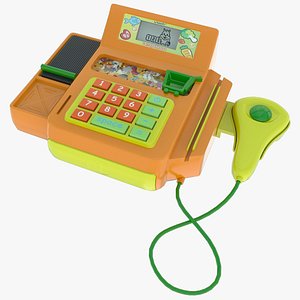 3d toy cash register model