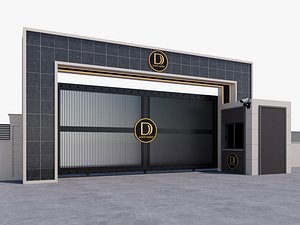 Main Site Entrance Gate Door