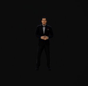 vito corleone godfather 3D