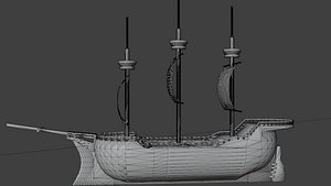 Sailboat Galleon boat