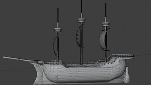 Sailboat Galleon boat