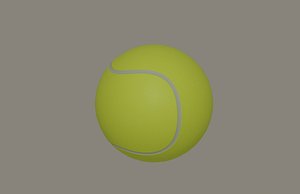 3D model Tennisball