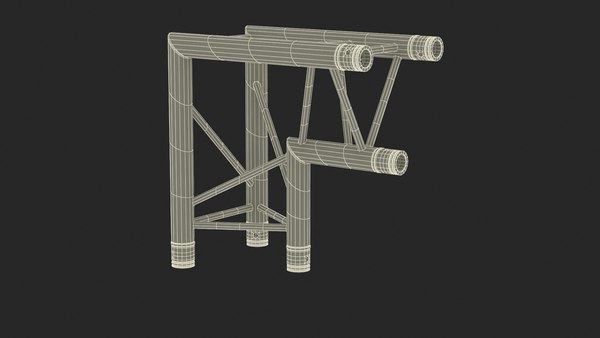 modelo 3d Estructura modular triangular industrial - TurboSquid 2269753