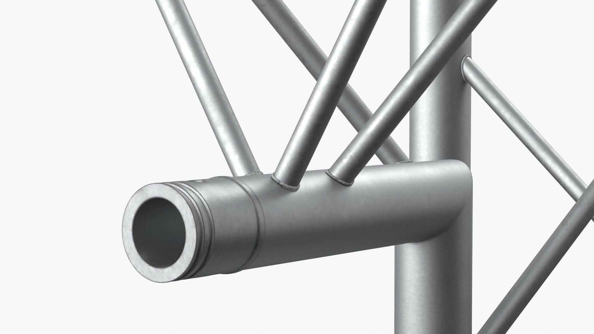 Industrial Triangular Truss Modular 3D Model - TurboSquid 2269753