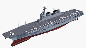 Hyuga class helicopter destroyer 181 model