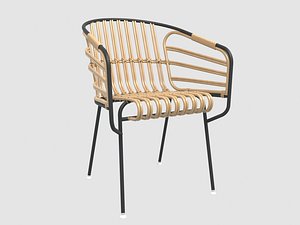 raphia chair casamania 3D model