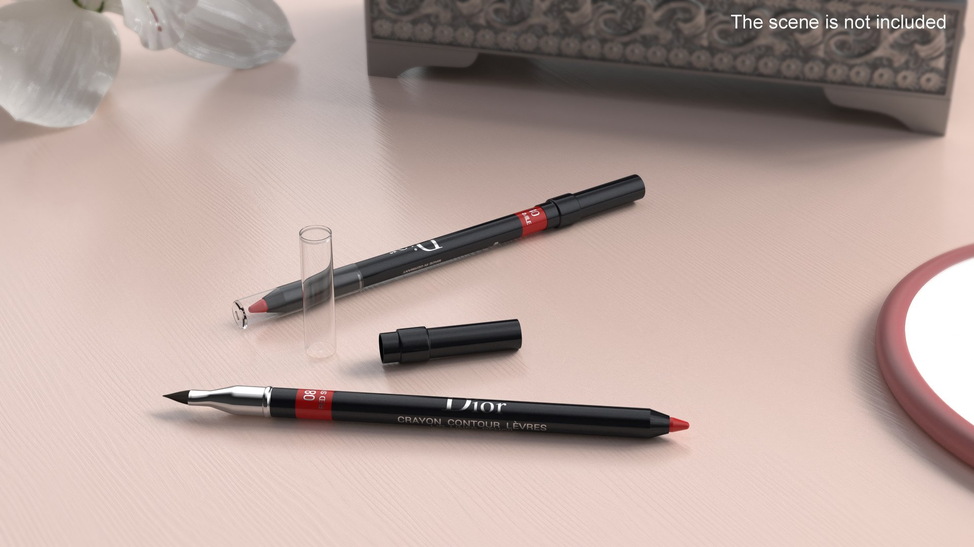 Dior Rouge Contour Lip Liner Pencil 3D model https://p.turbosquid.com/ts-thumb/ZH/lGW1Y0/yF/diorrougecontourliplinerpencilmb3dmodel003/jpg/1713423123/1920x1080/fit_q87/9a73dd3943b60c17544929de653e2b4d6341ab45/diorrougecontourliplinerpencilmb3dmodel003.jpg