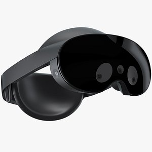 Meta Quest Pro Headset 3D