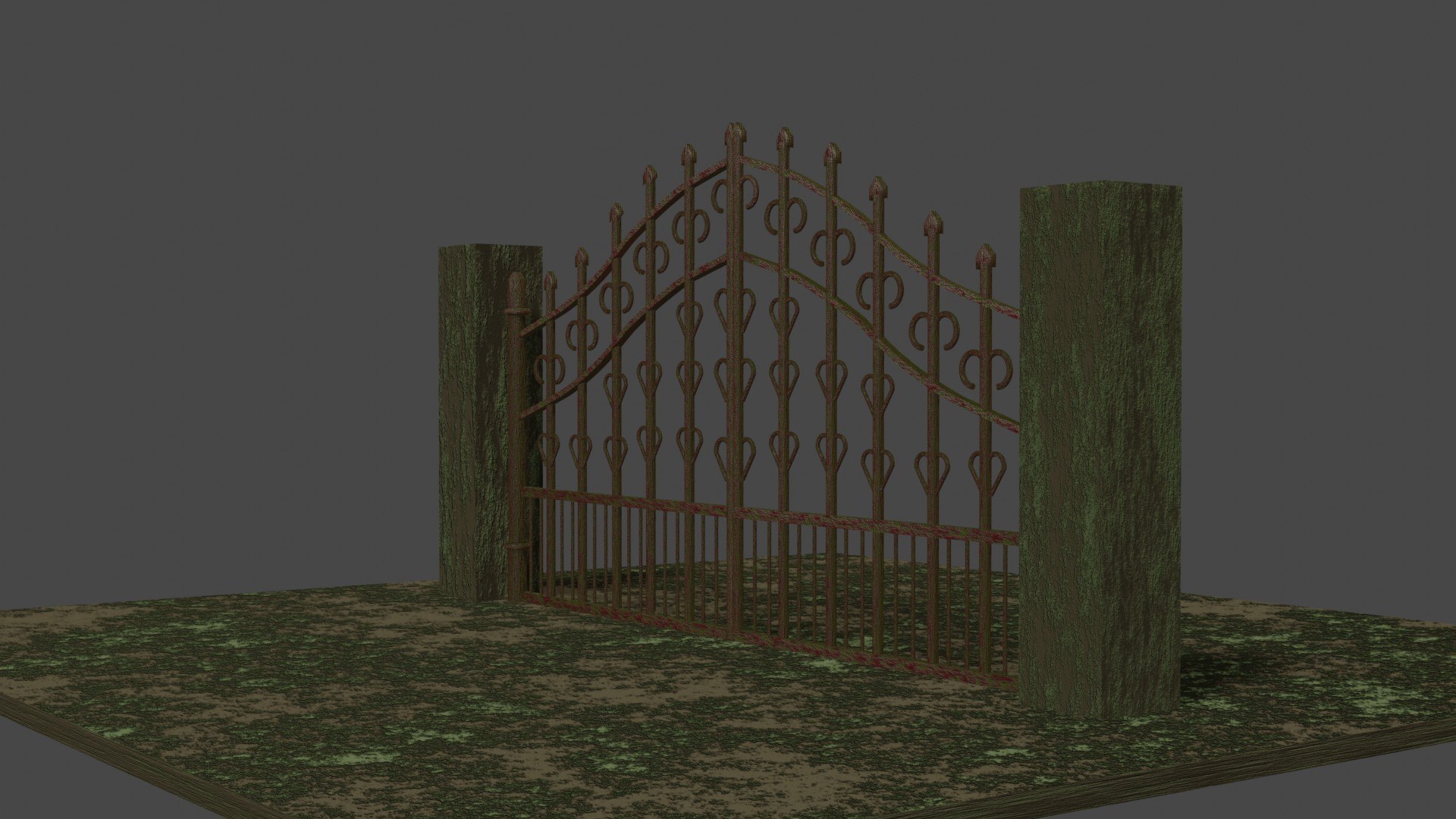 IRON GATE 3D - TurboSquid 1990692