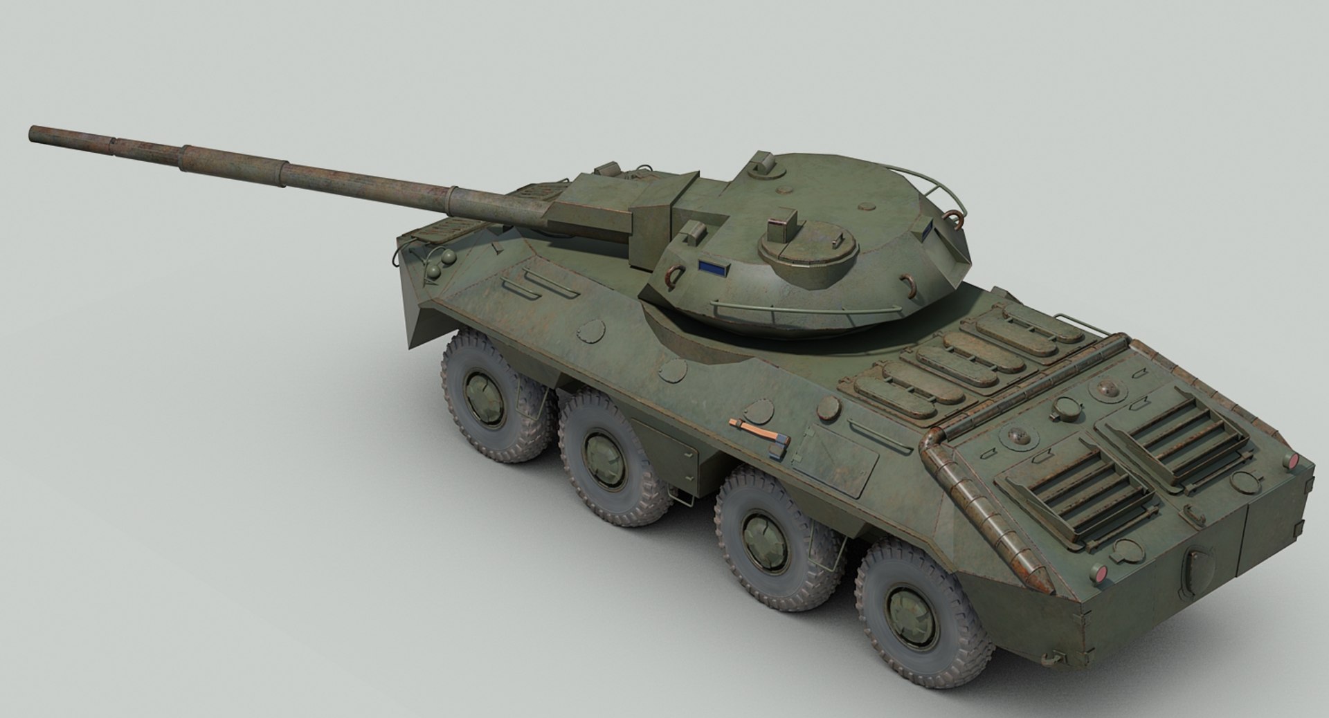 Soviet 2s14 Zhalo Tank Destroyer 3D Model - TurboSquid 1282081