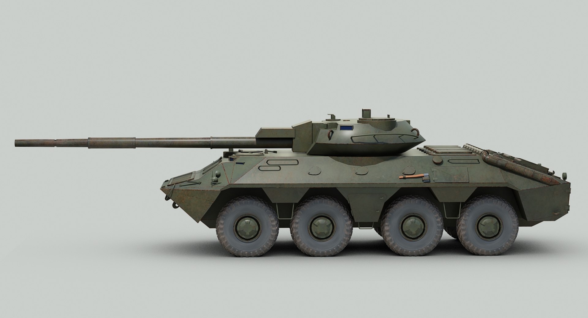 Soviet 2s14 Zhalo Tank Destroyer 3D Model - TurboSquid 1282081
