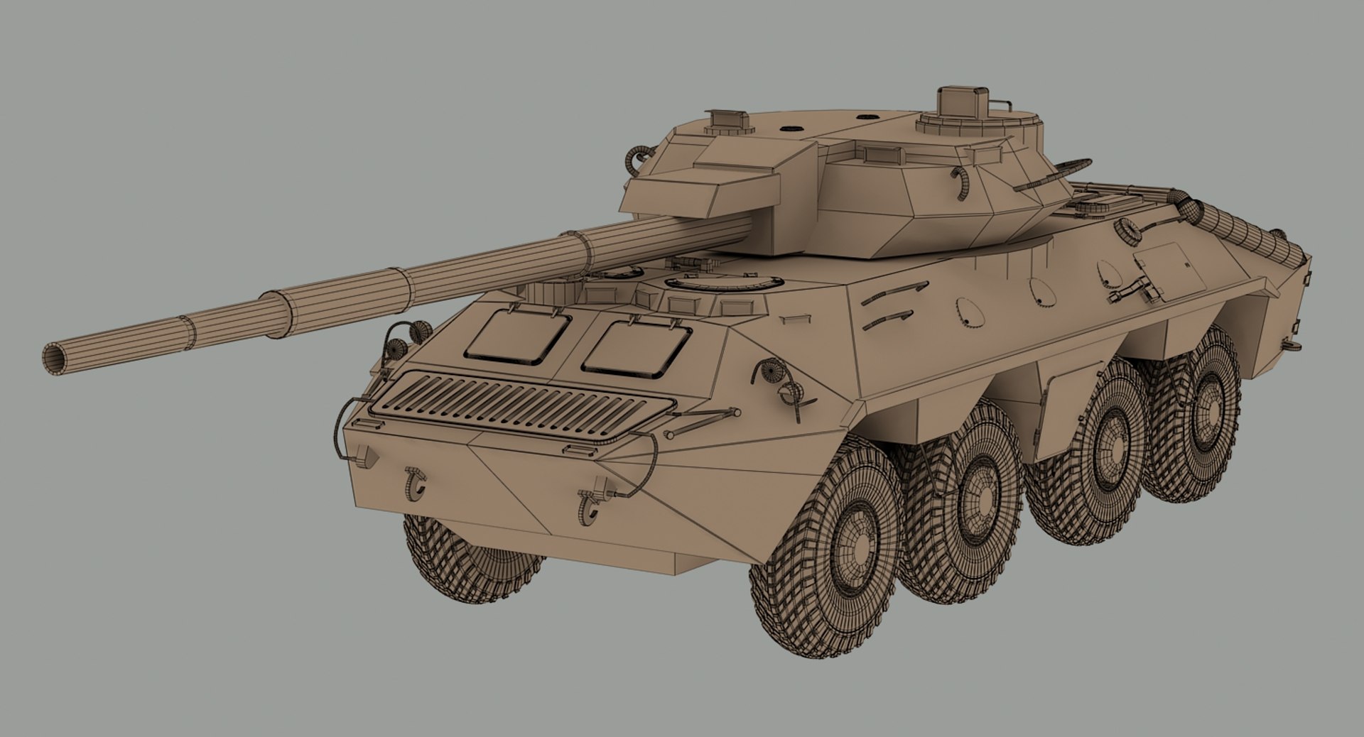 Soviet 2s14 Zhalo Tank Destroyer 3D Model - TurboSquid 1282081