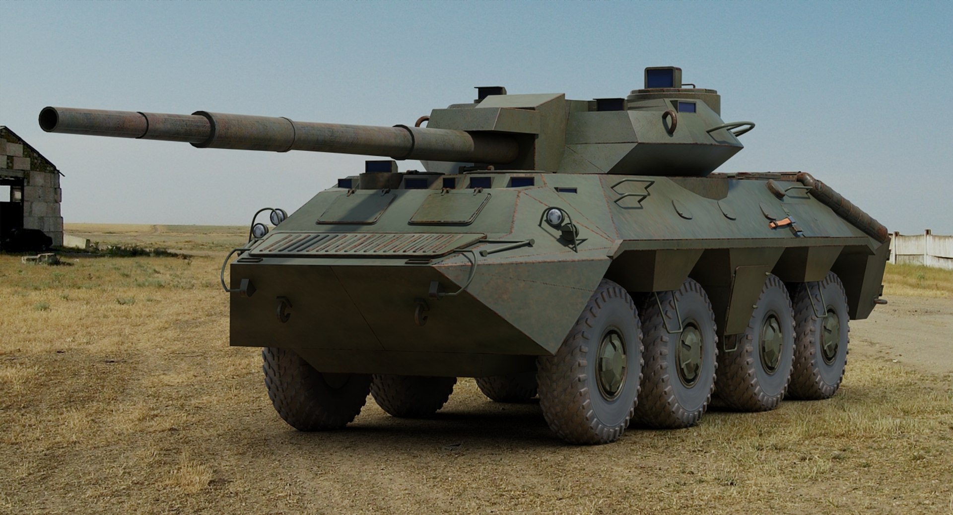 Soviet 2s14 Zhalo Tank Destroyer 3D Model - TurboSquid 1282081