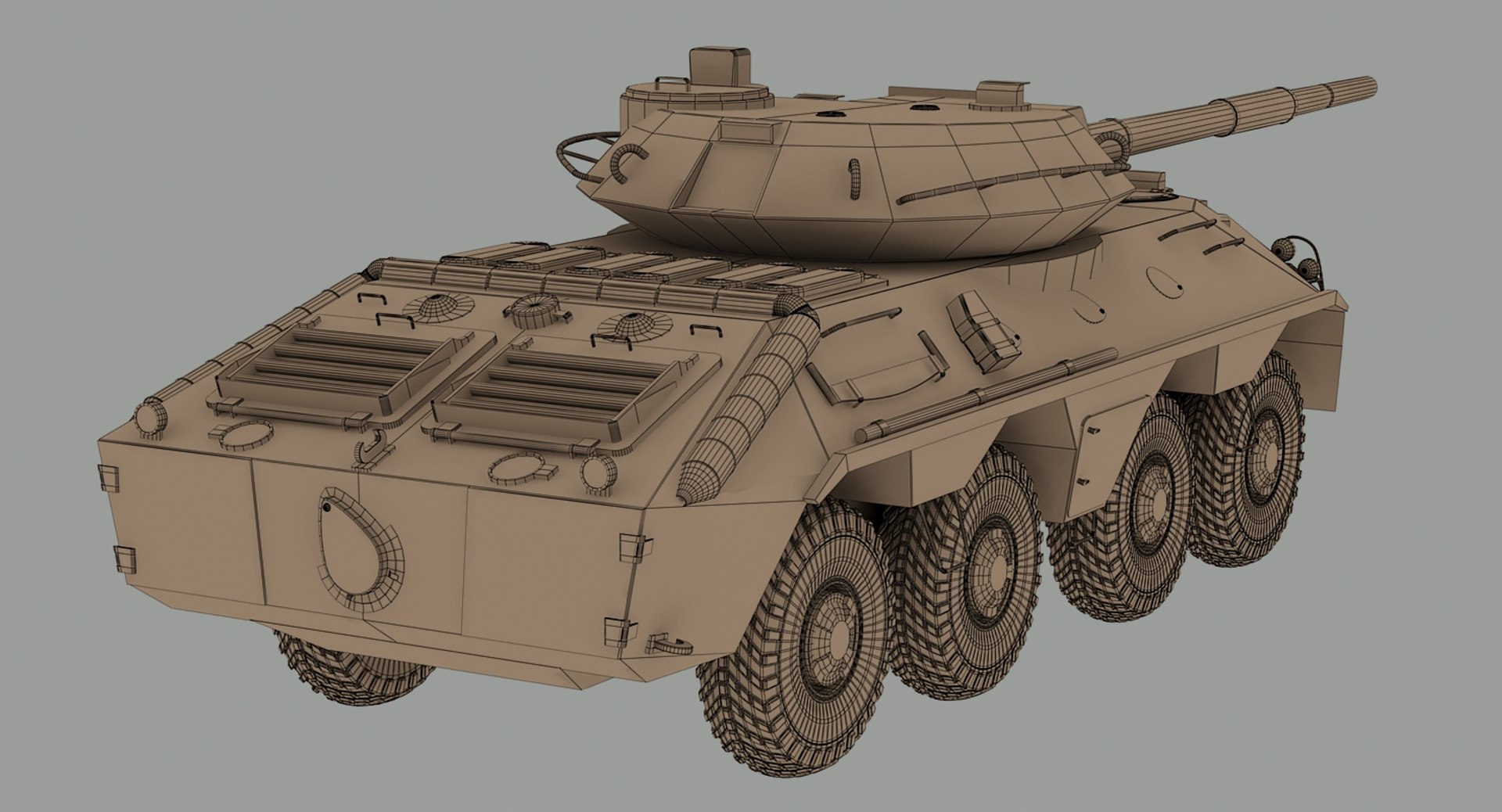 Soviet 2s14 Zhalo Tank Destroyer 3D Model - TurboSquid 1282081