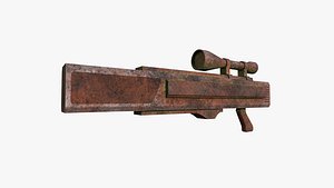 Anti-Drone Sniper Gun I11 Destroyed - SciFi Jamming Weaponry