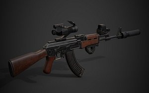 AK47 3D model