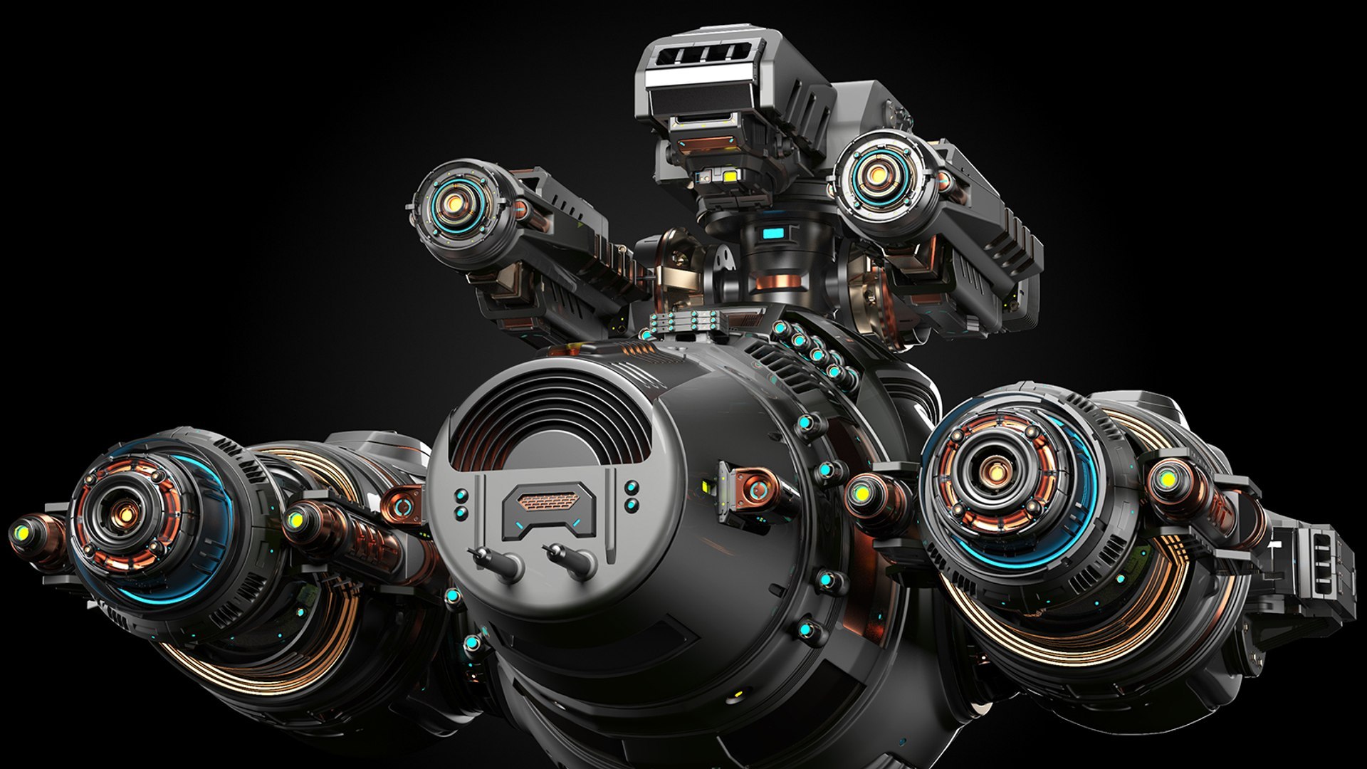 Sci-Fi Drones Rigged - 4 in 1 3D model https://p.turbosquid.com/ts-thumb/ZH/vXYOkq/4d/10/jpg/1750882239/1920x1080/fit_q87/bfcc7aa39095088fad24fabf0622ecda1ba7329e/10.jpg