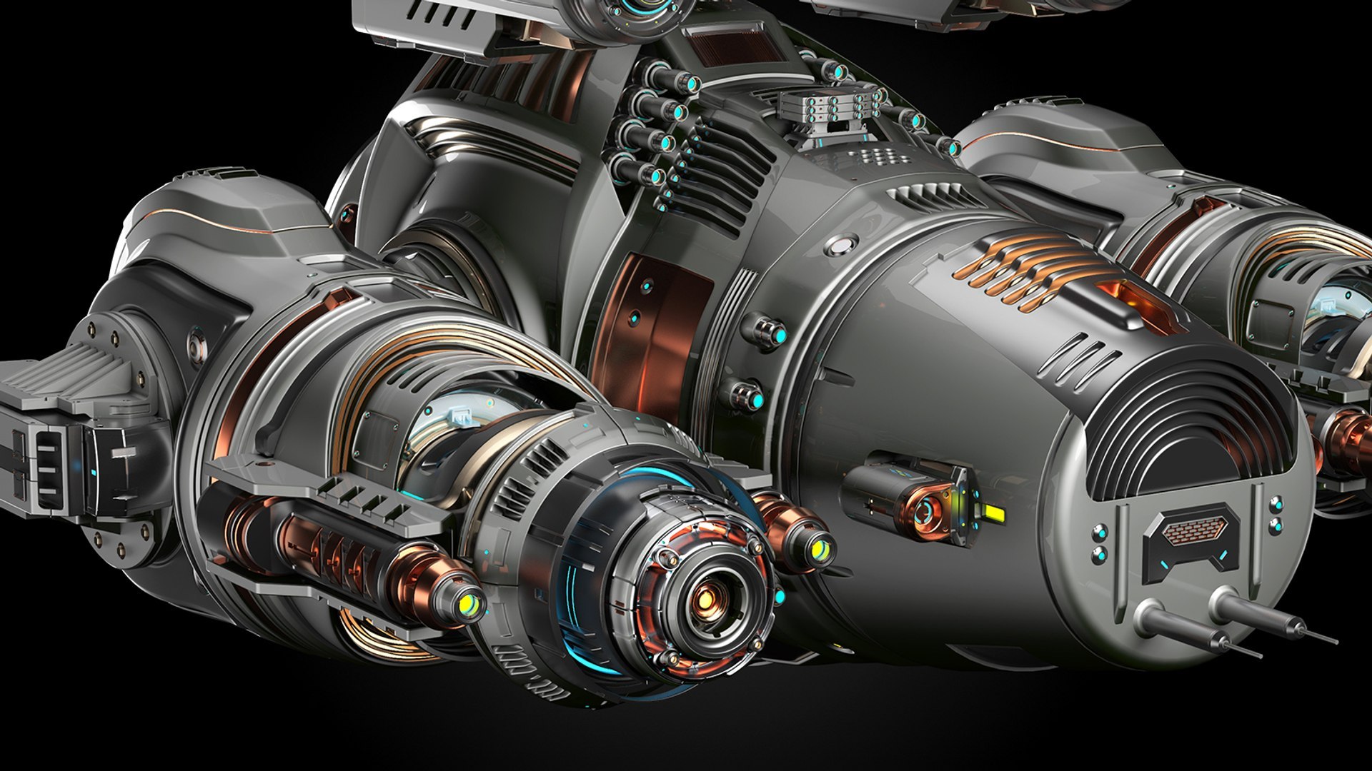 Sci-Fi Drones Rigged - 4 in 1 3D model https://p.turbosquid.com/ts-thumb/ZH/vXYOkq/Zx/7/jpg/1750882239/1920x1080/fit_q87/604dfec041e704de8fea5c5e48789e828901f991/7.jpg