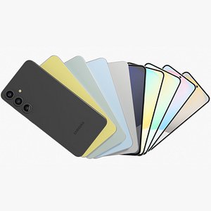 3D Samsung Galaxy S24 FE All Colors model